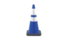 Blue 7 lb traffic cone rental in Denver, CO