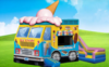Ice Cream Truck Bounce House Combo rental in San Antonio, TX