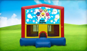 13 x 13 Baby Shark Bounce House Moonwalk rental San Antonio, TX