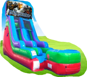 15ft Transformers Retro Wet/Dry Slide rental San Antonio, TX
