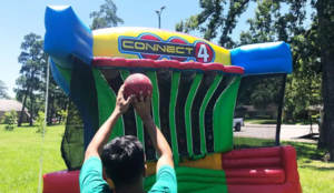 Whacky Inflatable Connect 4 Basketball rental San Antonio, TX