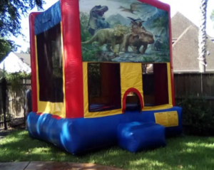 13 x 13 Dinosaur Bounce House Moonwalk rental San Antonio, TX