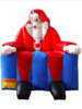 Inflatable Santa Chair rental in San Antonio, TX