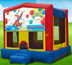 15 X 15 Curious George Bouncy Castle rental San Antonio, TX