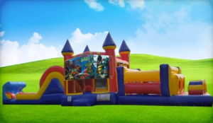 50ft Ninja Turtles Obstacle Slide rental San Antonio, TX