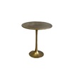 Gold Tulip Side Table rental in Houston, TX