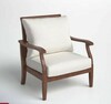 Hampton Teak Wood Side Chair rental in Houston, TX