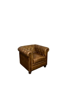 Isaac Leather Chair rental Houston, TX