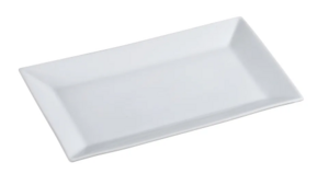 White Rectangular Platter 13"X9" rental Austin, TX