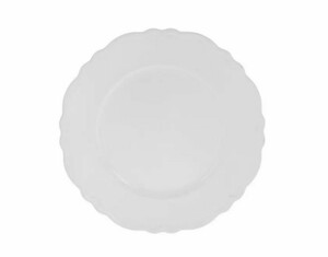 Contessa White Acrylic Charger rental Austin, TX