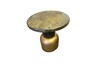 Matte Gold Side Table rental in Houston, TX