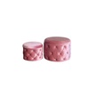 Pink Velvet Tufted Ottoman Set rental in Houston, TX