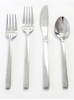 arezzo Brushed Silver Flatware rental in Austin, TX