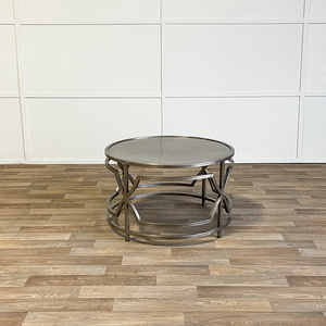 Pewter Coffee Table rental Houston, TX