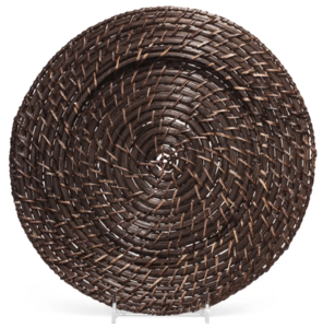 Round Rattan Charger rental San Francisco-Oakland-San Jose, CA