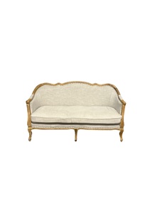 Ivory French Settee rental Houston, TX