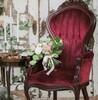 Garnet Velvet His & Hers Chairs rental in Houston, TX