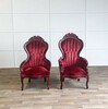 Garnet Velvet His & Hers Chairs rental in Houston, TX