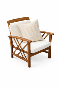 Wooden Accent Chair rental Houston, TX