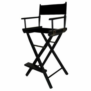 Tall Black Director's Chair rental Houston, TX