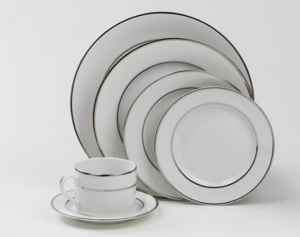 Silver Rim White China Collection rental San Francisco-Oakland-San Jose, CA