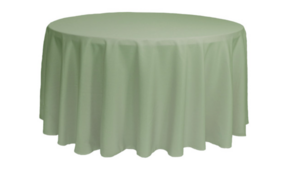 108" Round Sage Green Linen rental Houston, TX