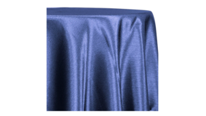 120" Navy Luxury Satin rental Houston, TX