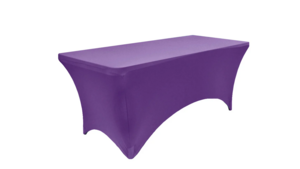 6ft Purple Spandex Linen rental Houston, TX