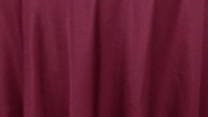 90x132 Burgundy Poly Linen rental Houston, TX