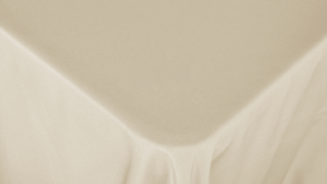 90x156" Champagne/Taupe Poly rental Houston, TX