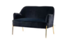 Black Demi Loveseat rental in Houston, TX