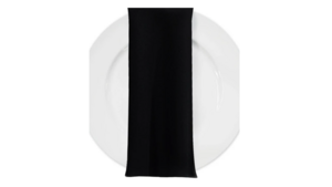 Black Poly Dinner Napkin rental Houston, TX