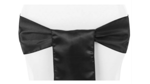 Black Satin Sash rental Houston, TX