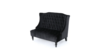 Black Settee rental in Houston, TX
