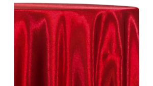 Dark Red 120" Satin Linen rental Houston, TX