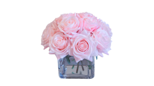 Faux Pink Rose Arrangement rental Houston, TX