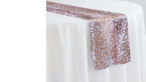 Fiora Leaf Sequins Runner rental Houston, TX