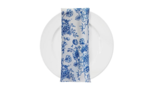 French Toile Dinner Napkin rental Houston, TX