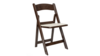 Fruitwood Resin Folding Chair rental in Houston, TX