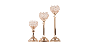 Gold /Rose Gold Crystal Trio rental Houston, TX