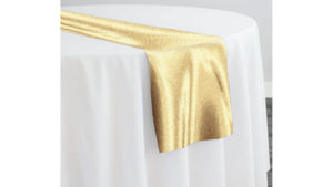Gold Luxe Satin Runner rental Houston, TX