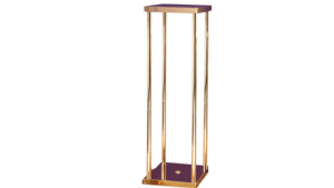 Gold Metal Harlow Stand 42" H rental Houston, TX