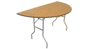 Half Round Table rental Houston, TX