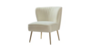 Ivory Velvet Side Chair rental in Houston, TX