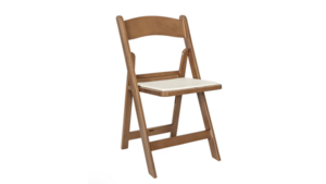 Natural Resin Folding Chair rental Houston, TX