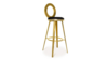 Oz Bar Stool (Black Cushion) rental in Houston, TX