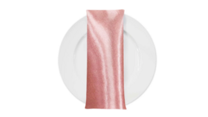 Pink Satin Dinner Napkin rental Houston, TX