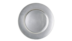 Silver Acrylic Charger Plate 13" rental Houston, TX