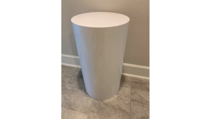 White Cylinder Pedestal rental Houston, TX