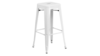 White Metal Bar Stool rental in Houston, TX